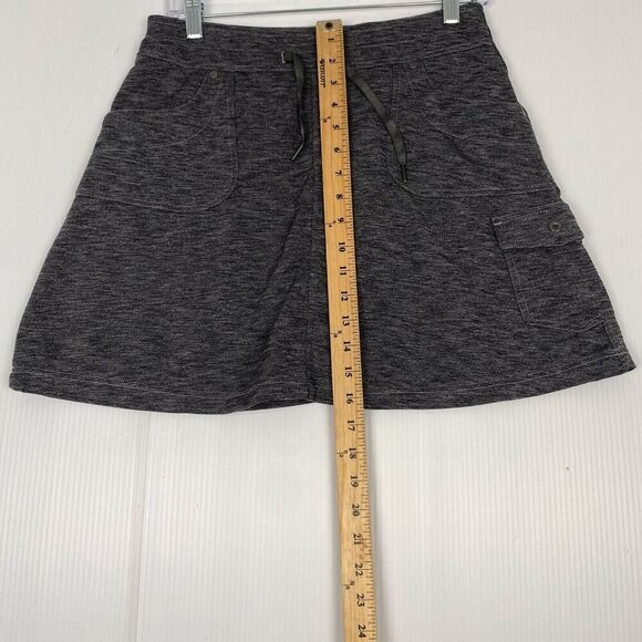 Kuhl Skort Women size S Gray Drawstring Pickleball Tennis Cargo Lined Pockets - Picture 6 of 13